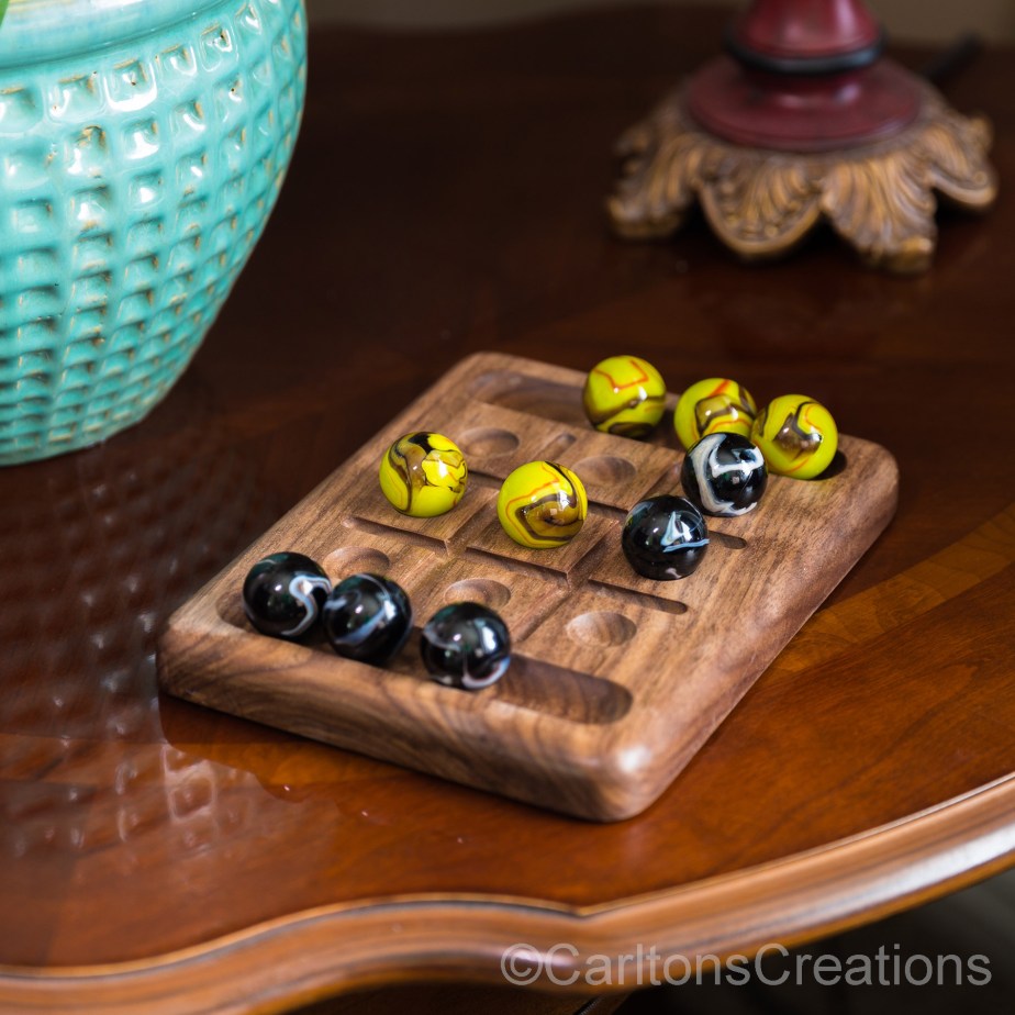 Tic-Tac-Toe-marble-wood-board-game